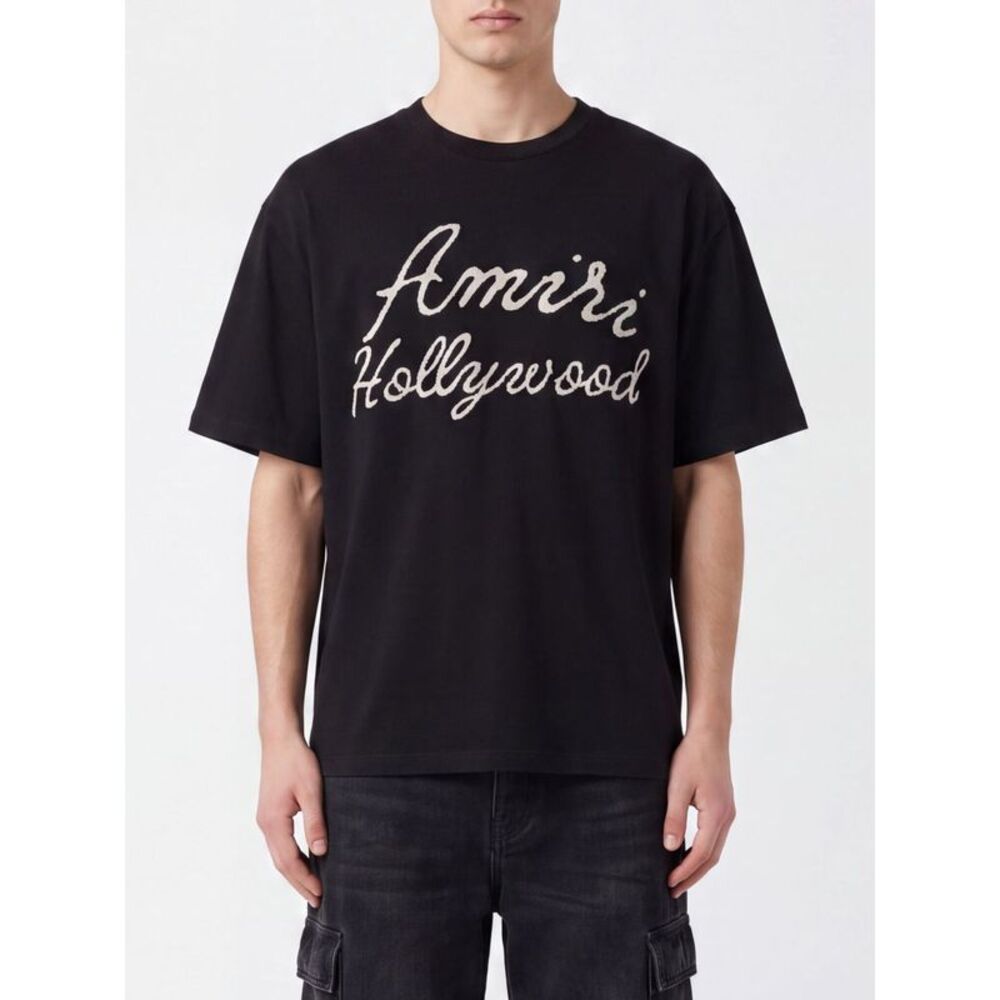Amiri Men Amiri Short-Sleeved Cotton T-Shirt With Logo Print